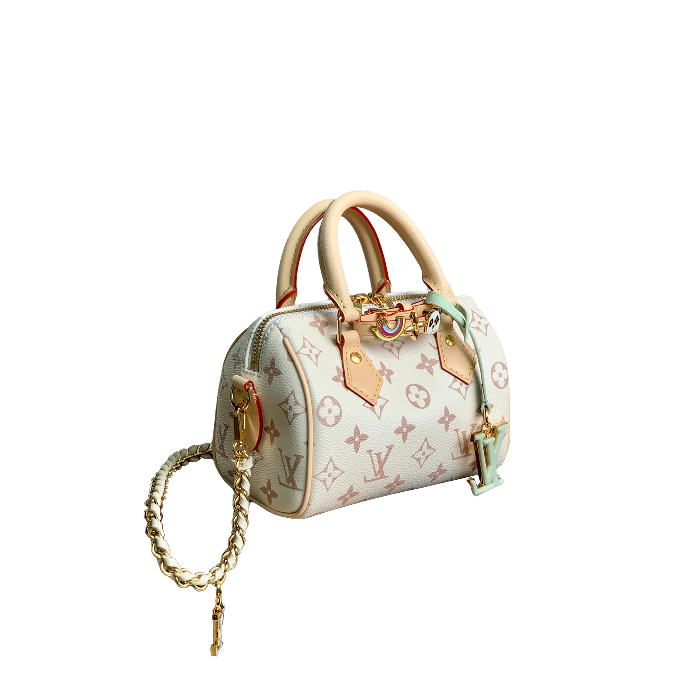 LOUIS VUITTON MASTER SPEEDY 18 BANDOULIÈRE BAG M24474 (18*12.5*11cm)